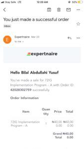 Expertnaire payment