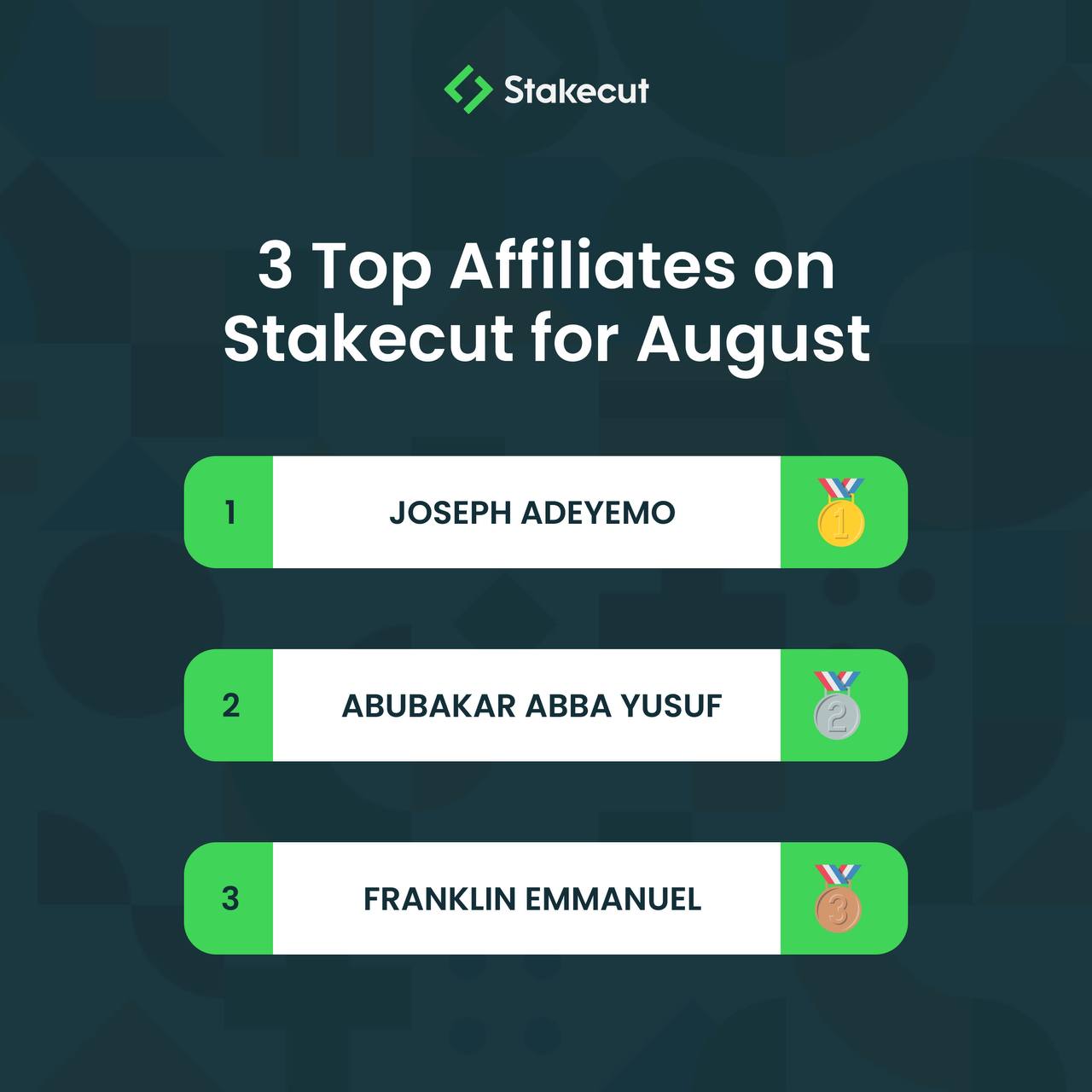 Top 3 Stakecut affiliates